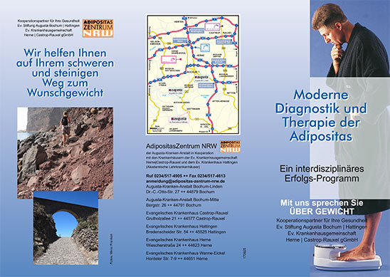 Flyer 'Moderne Diagnostik und Therapie der Adipositas'