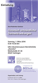 Arzt-Patienten-Seminar 'Chronisch entzündliche Darmerkrankungen'