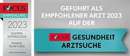 Empfohlener Arzt der Focus-Ärzteliste